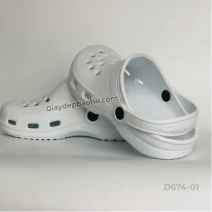 Dép sục crocs y tế phòng sạch D674-01