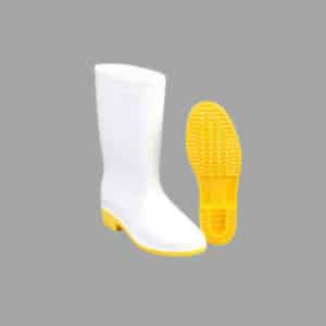 Ủng nhựa trắng vàng UBH-17580