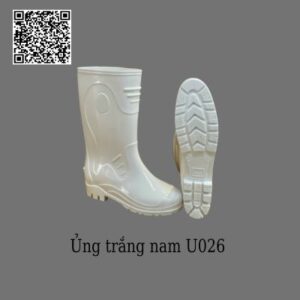 Ủng bảo hộ nam màu trắng 026