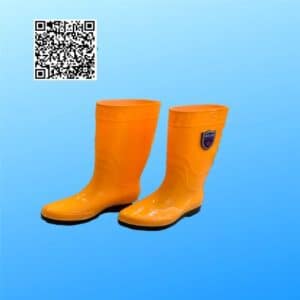 Ủng bảo hộ nam màu vàng đế đen U022CP