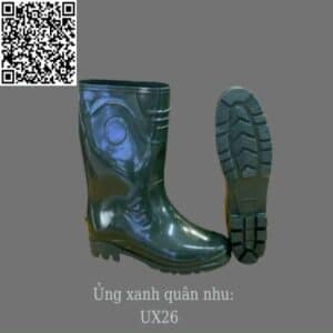 Ủng bảo hộ nam màu xanh quân nhu 026