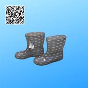 Ủng trẻ em U012 hoạ tiết chấm bi màu xám UTE-U10528000