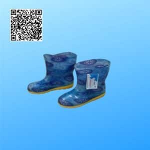 Ủng trẻ em U012 hoạ tiết màu xanh UTE-U10527994